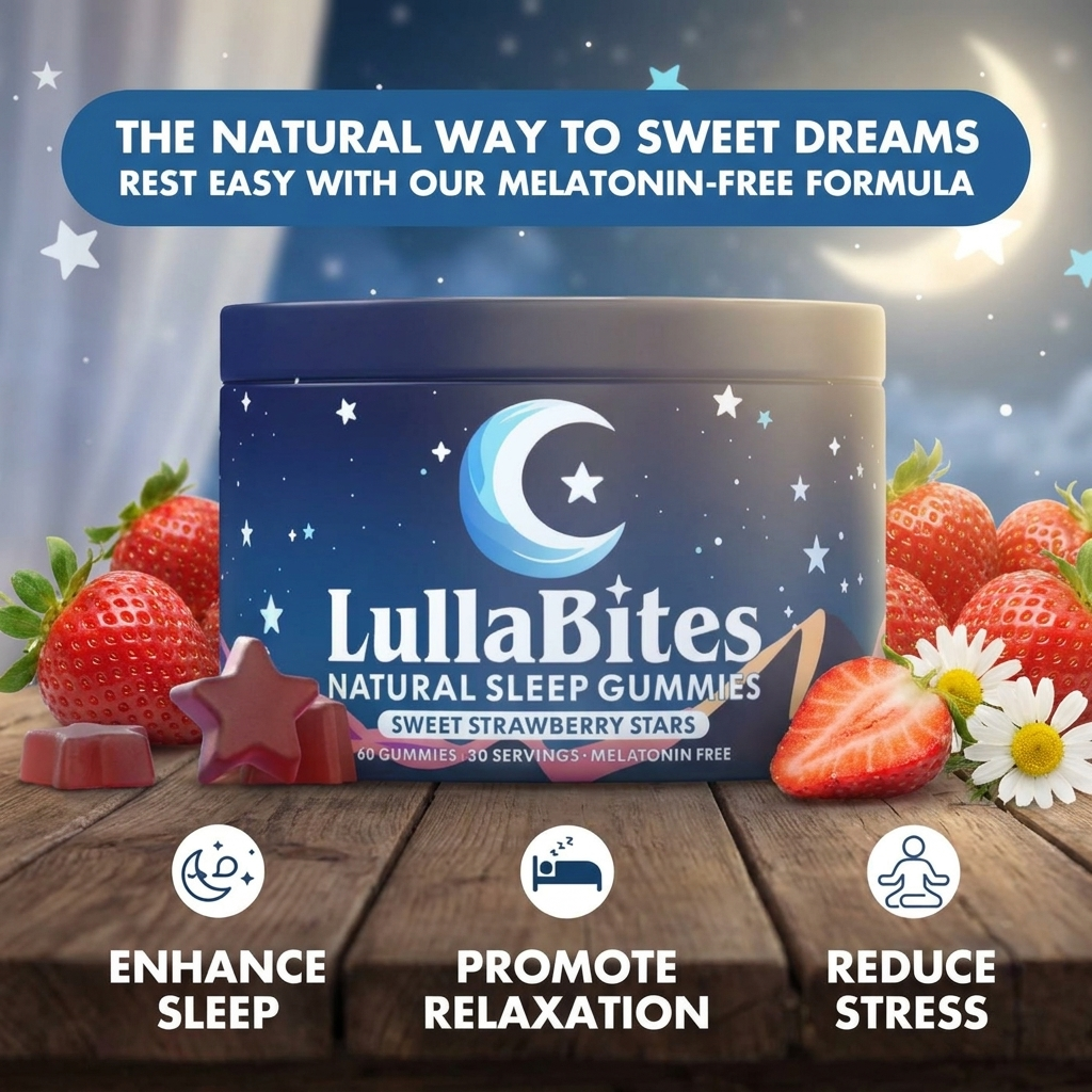 LullaBites Natural Sleep Gummies