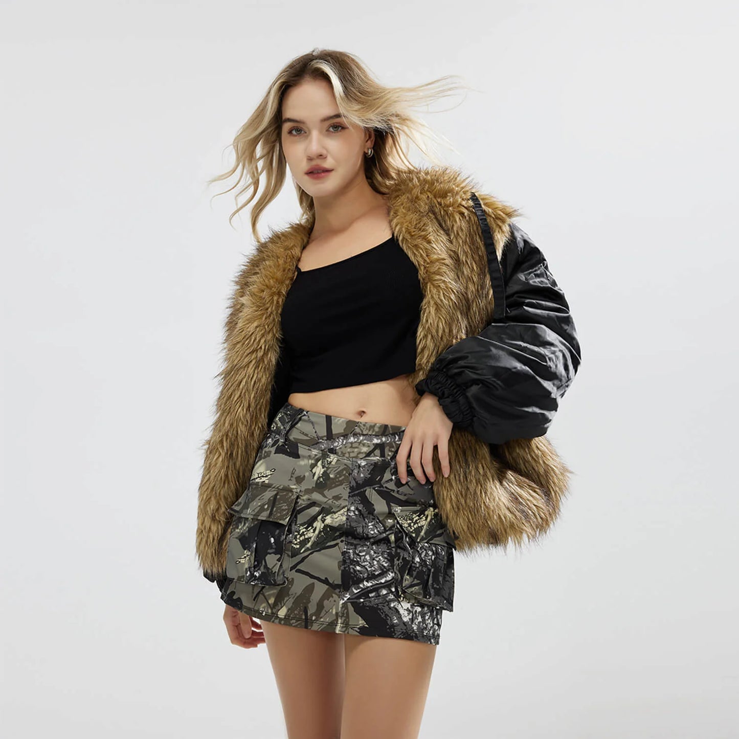 Couture Mini Cargo Skirt