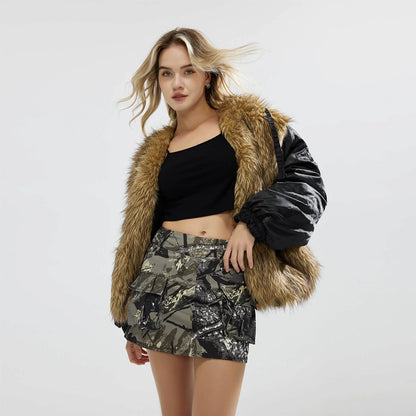 Couture Mini Cargo Skirt
