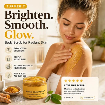 Natural Turmeric Brightening Scrub